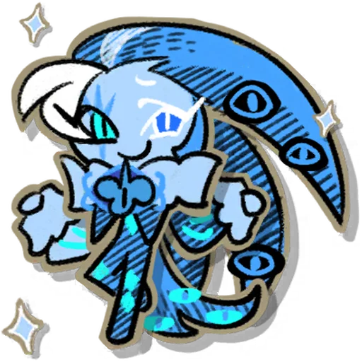 👁️‍🗨️ Стикер «Shadow Milk Cookie» для Telegram