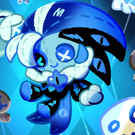 👁️‍🗨️ Стикер «Shadow Milk Cookie» для Telegram