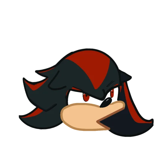 😠 Стикер «Shadow the Hedgehog» для Telegram