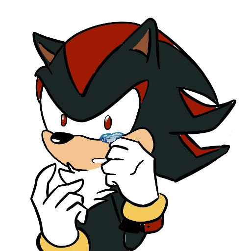 😥 Стикер «Shadow the Hedgehog» для Telegram