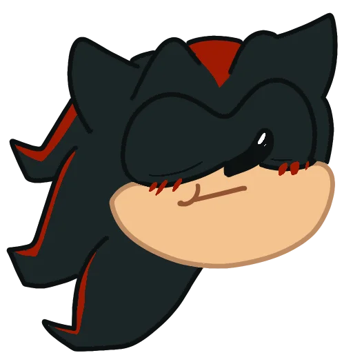 😚 Стикер «Shadow the Hedgehog» для Telegram
