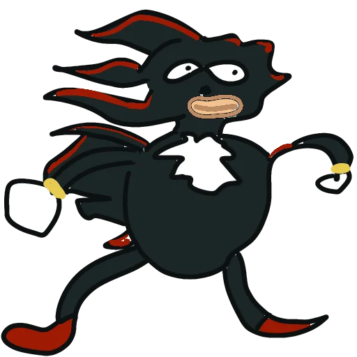 💩 Стикер «Shadow the Hedgehog» для Telegram