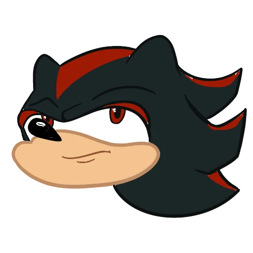 🤔 Стикер «Shadow the Hedgehog» для Telegram