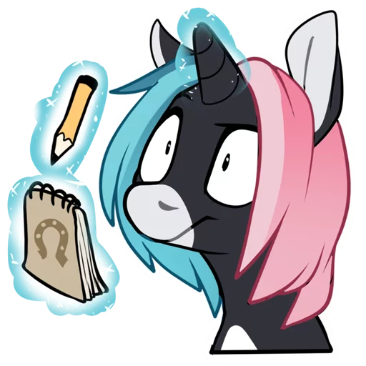 📝 Стикер «Shaggy Pink» для Telegram