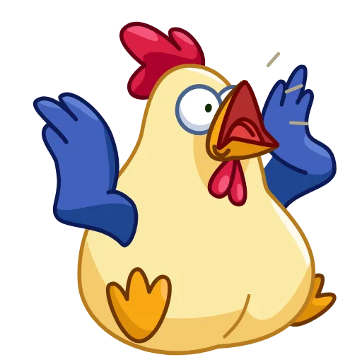 😱 Стикер «Shaitan Chick» для Telegram