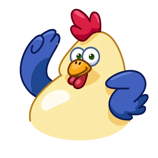 ✌️ Стикер «Shaitan Chick» для Telegram
