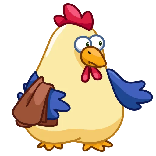 😶 Стикер «Shaitan Chick» для Telegram