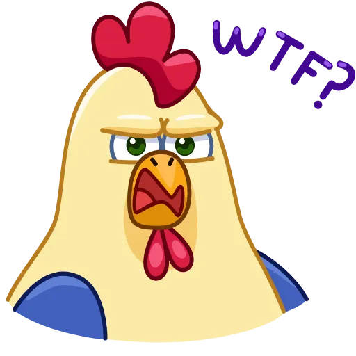 🤨 Стикер «Shaitan Chick» для Telegram