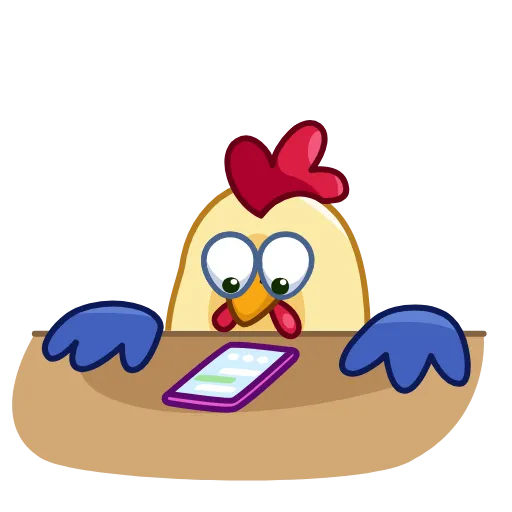 😳 Стикер «Shaitan Chick» для Telegram