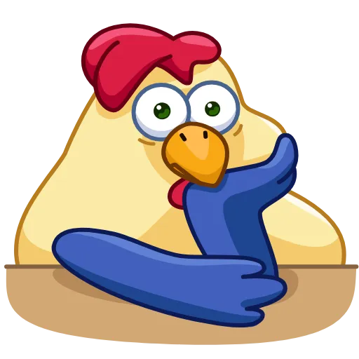 🤔 Стикер «Shaitan Chick» для Telegram