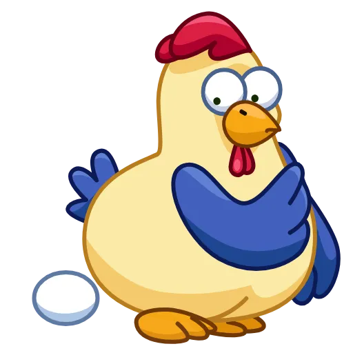 😶 Стикер «Shaitan Chick» для Telegram
