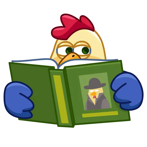 👀 Стикер «Shaitan Chick» для Telegram
