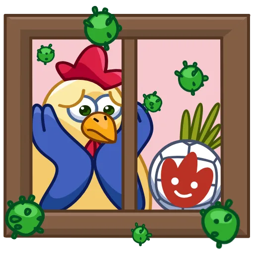 🦠 Стикер «Shaitan Chick» для Telegram