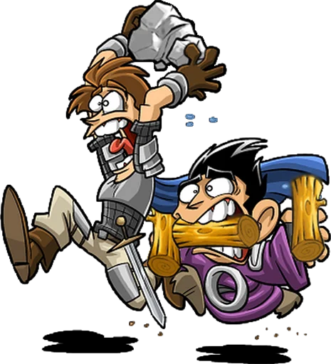 🍄 Стикер «Shakes And Fidget» для Telegram