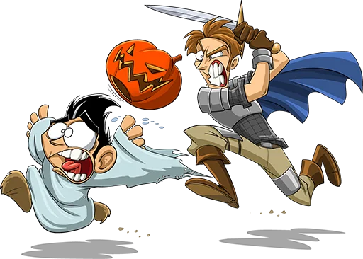 🎃 Стикер «Shakes And Fidget» для Telegram