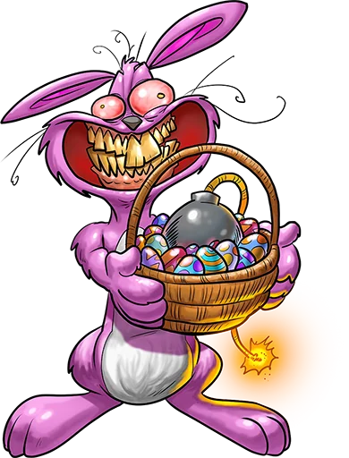 🐰 Стикер «Shakes And Fidget» для Telegram