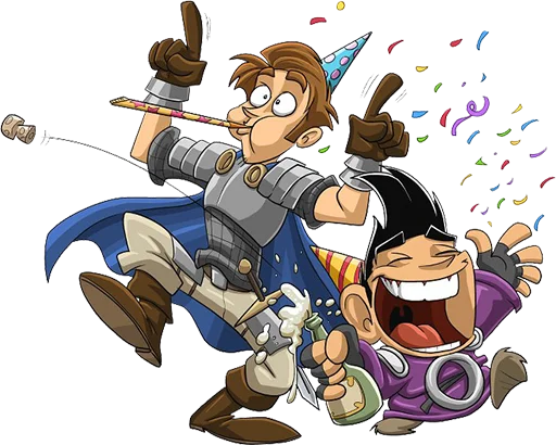 🤩 Стикер «Shakes And Fidget» для Telegram