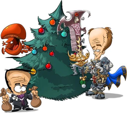 🎄 Стикер «Shakes And Fidget» для Telegram