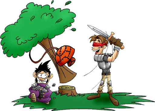 🌲 Стикер «Shakes And Fidget» для Telegram