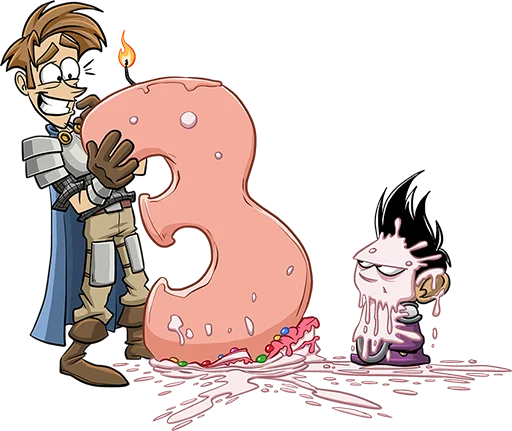 3⃣ Стикер «Shakes And Fidget» для Telegram