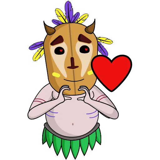 😉 Стикер «Shaman Bob» для Telegram