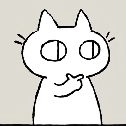 🤔 Стикер «シャム猫あずき» для Telegram