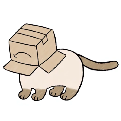 🙃 Стикер «シャム猫あずき» для Telegram