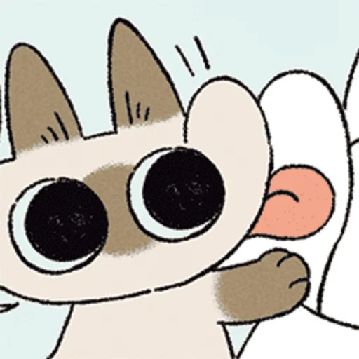 😛 Стикер «シャム猫あずき» для Telegram