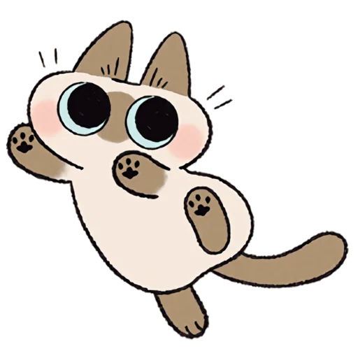 Стикерпак シャム猫あずき для Telegram — скачать
