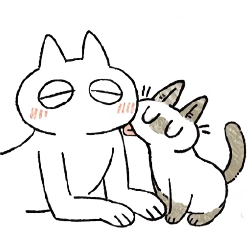 😽 Стикер «シャム猫あずき» для Telegram