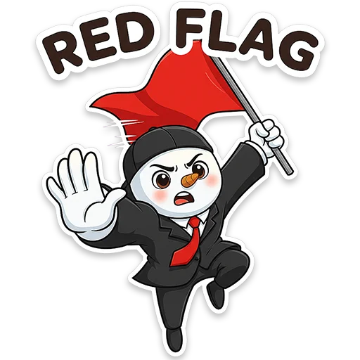 🚩 Стикер «Снеговичок Shapy» для Telegram