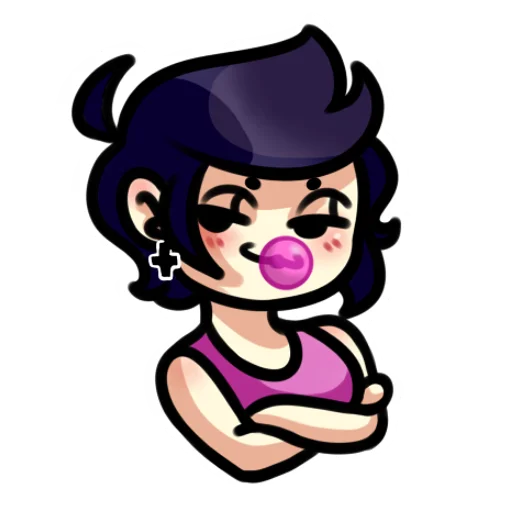 😏 Стикер «Brawl Stars Chibi» для Telegram