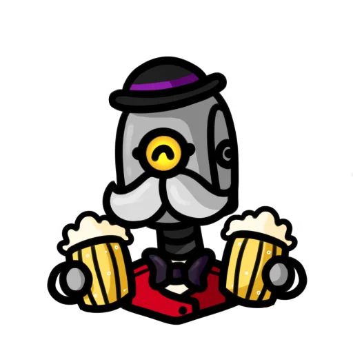 🍺 Стикер «Brawl Stars Chibi» для Telegram