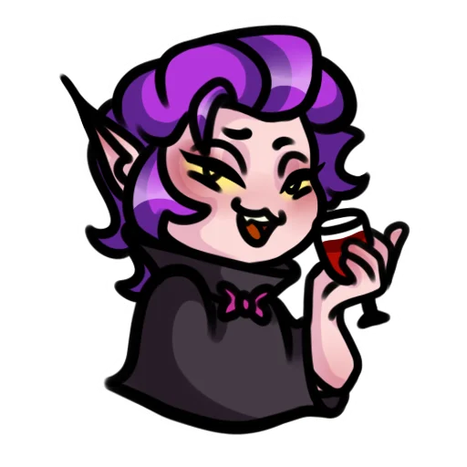 🍷 Стикер «Brawl Stars Chibi» для Telegram