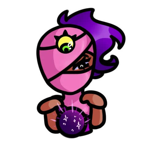🔮 Стикер «Brawl Stars Chibi» для Telegram