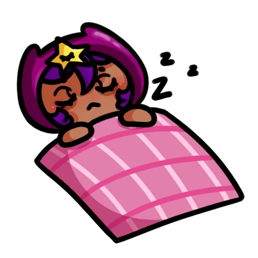 😴 Стикер «Brawl Stars Chibi» для Telegram