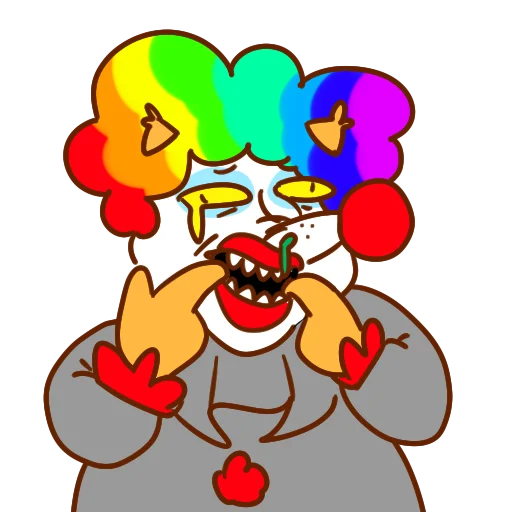 🤡 Стикер «Лиса Шараоаоа» для Telegram