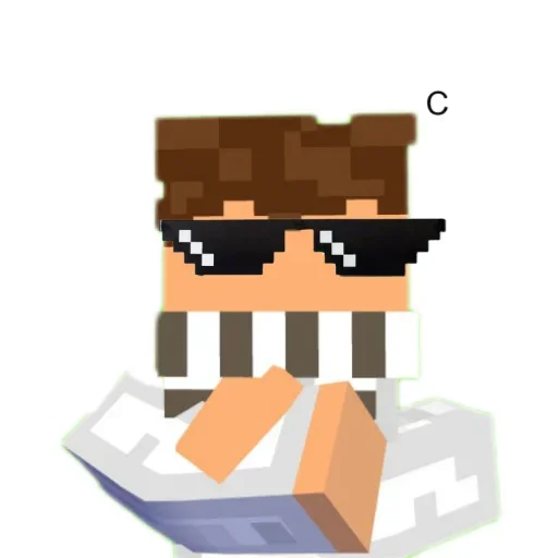 😎 Стикер «Шарфик Майнкрафт» для Telegram