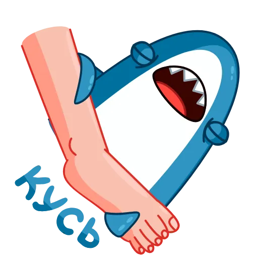 👹 Стикер «Акулина» для Telegram
