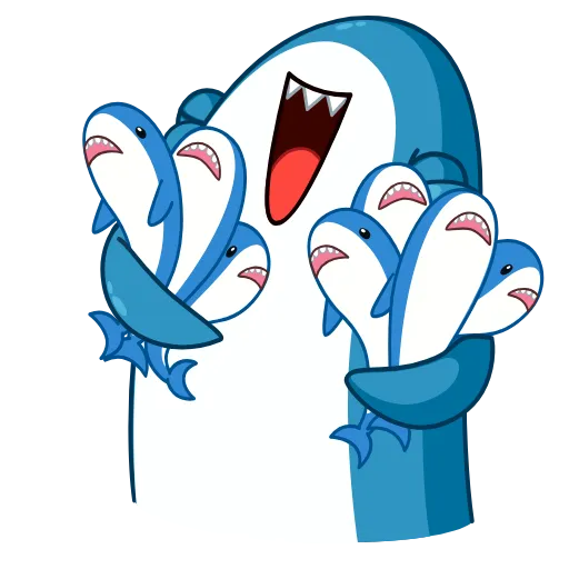 🤗 Стикер «Акулина» для Telegram