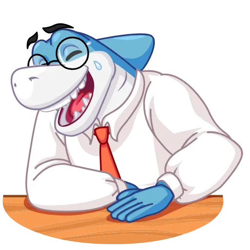 Стикерпак Shark Boss для Telegram