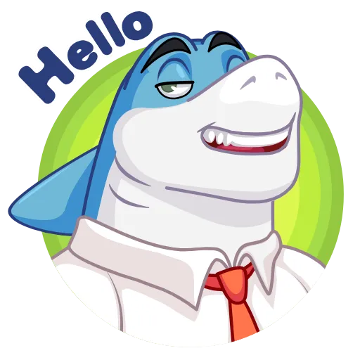 👋 Стикер «Shark Boss» для Telegram