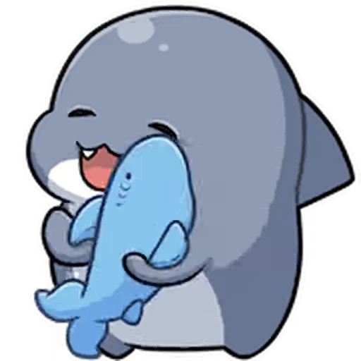 😊 Стикер «Акулка Caro» для Telegram