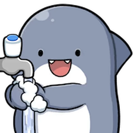 💦 Стикер «Акулка Caro» для Telegram