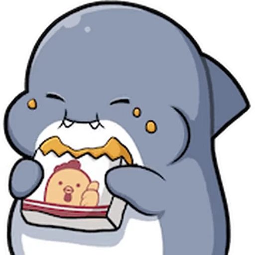 😋 Стикер «Акулка Caro» для Telegram