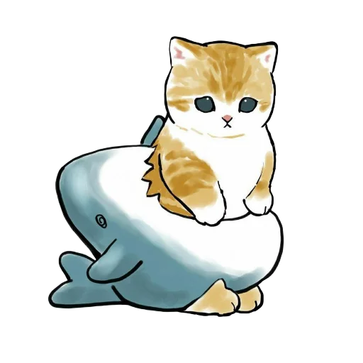 🦈 Стикер «Shark cats» для Telegram