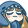 ⭐ Эмодзи «SHARK GIRL» для Telegram