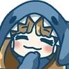 ⭐ Эмодзи «SHARK GIRL» для Telegram