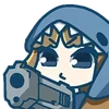 ⭐ Эмодзи «SHARK GIRL» для Telegram