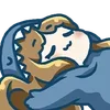 ⭐ Эмодзи «SHARK GIRL» для Telegram